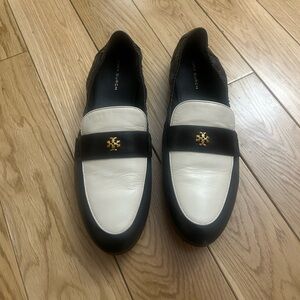 Tory Burch Perfect Ballet Loafer Black and Ivory